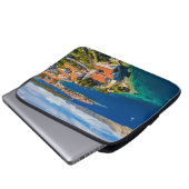 Küstenlinie | Korcula Town, Korcula Island, Kroati Laptopschutzhülle (Vorne Knopf)