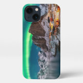 Küstenlinie | Lofoten Islands, Hamnoy, Norwegen iPhone Hülle (Rückseite)