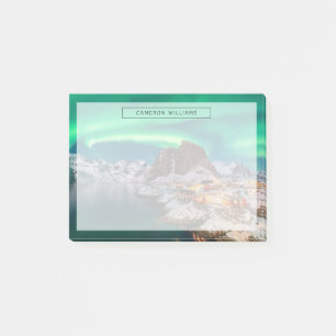 Küstenlinie Lofoten Islands, Hamnoy, Norwegen Post-it Klebezettel