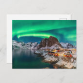 Küstenlinie | Lofoten Islands, Hamnoy, Norwegen Postkarte (Vorne/Hinten)