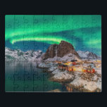 Küstenlinie | Lofoten Islands, Hamnoy, Norwegen Puzzle<br><div class="desc">Dieses phantastische Getty Images Foto besticht durch den Nordland Landkreis,  den Lofoten Islands District,  die Moskenes Gemeinde,  Hamnoy,  Norwegen.</div>