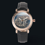 Küstenlinie | Manhattan, New York City Armbanduhr<br><div class="desc">Dieses phantastische Getty Images Foto besticht durch das Stadtbild Manhattan,  New York City.</div>