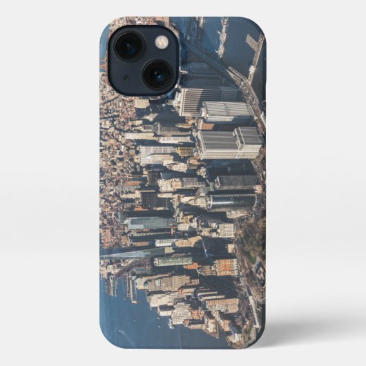 Küstenlinie | Manhattan, New York City iPhone Hülle (Rückseite)