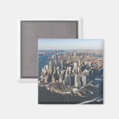 Küstenlinie | Manhattan, New York City Magnet (Vorderseite/Rückseite)