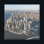 Küstenlinie | Manhattan, New York City Magnet<br><div class="desc">Dieses phantastische Getty Images Foto besticht durch das Stadtbild Manhattan,  New York City.</div>