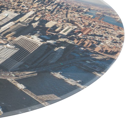 Küstenlinie | Manhattan, New York City Schneidebrett (Ecke)