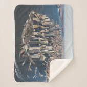 Küstenlinie | Manhattan, New York City Sherpadecke (Vorderseite)