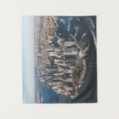 Küstenlinie | Manhattan, New York City Wandteppich (Vorderseite)