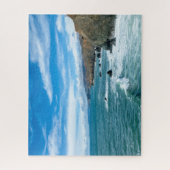 Küstenlinie | Marin Headlands, Kalifornien Puzzle (Vertikal)