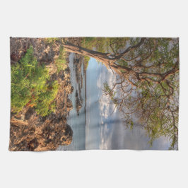 Küstenlinie Maui Geschirrtuch