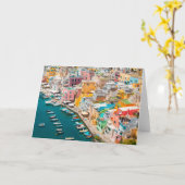 Küstenlinie | Neapel Italien Karte (Gelbe Blume)