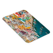 Küstenlinie | Neapel Italien Magnet (Rechte Seite)