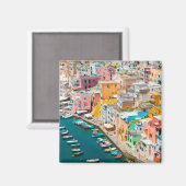 Küstenlinie | Neapel Italien Magnet (Vorderseite/Rückseite)