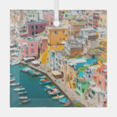 Küstenlinie | Neapel Italien Ornament Aus Glas (Vorderseite)