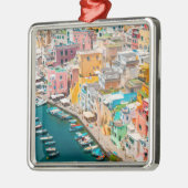 Küstenlinie | Neapel Italien Ornament Aus Metall (Links)