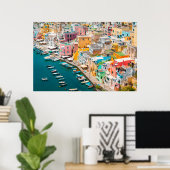 Küstenlinie | Neapel Italien Poster (Heimbüro)