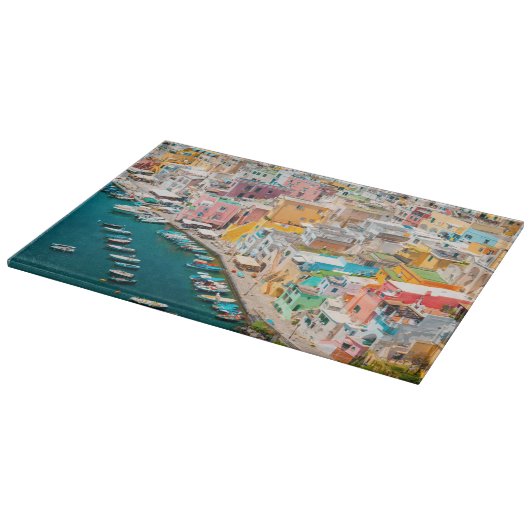 Küstenlinie | Neapel Italien Schneidebrett (Ecke)