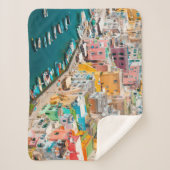 Küstenlinie | Neapel Italien Sherpadecke (Vorderseite)