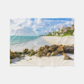 Küstenlinie | Neapel Pier, Südwestflorida Fleecedecke (Vorderseite (Horizontal))