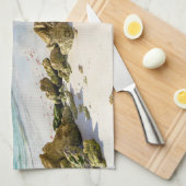 Küstenlinie | Neapel Pier, Südwestflorida Geschirrtuch (Viertel Falte)