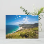 Küstenlinie | New South Wales, Australien Dankeskarte (Stehend Vorderseite)