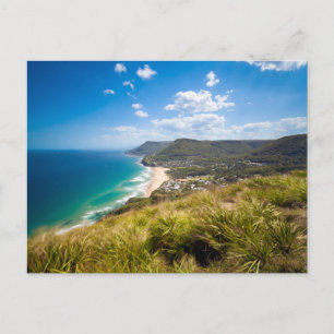 Küstenlinie   New South Wales, Australien Postkarte