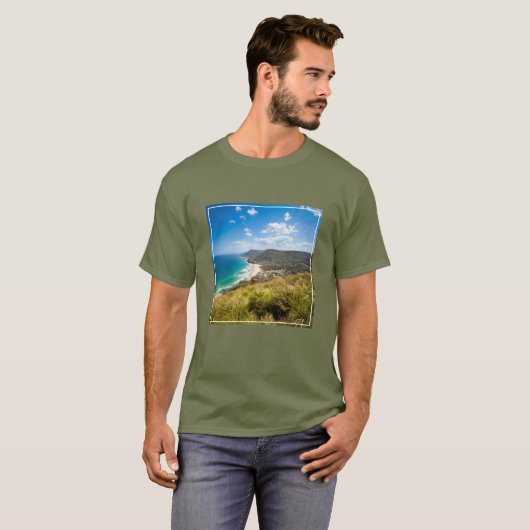 Küstenlinie | New South Wales, Australien T-Shirt (Vorne ganz)