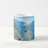 Küstenlinie | Palaiokastritsa, Korfu, Griechenland Kaffeetasse (Mittel)