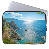 Küstenlinie | Palaiokastritsa, Korfu, Griechenland Laptopschutzhülle (Vorderseite)
