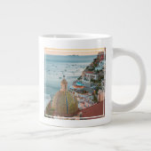 Küstenlinie | Positano, Amalfi Coast, Italien Jumbo-Tasse (Rechts)