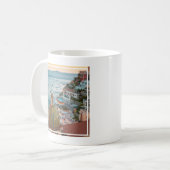 Küstenlinie | Positano, Amalfi Coast, Italien Kaffeetasse (Vorderseite Links)