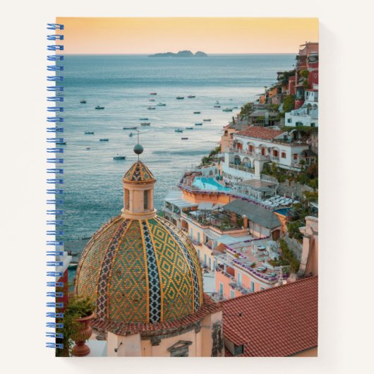 Küstenlinie | Positano, Amalfi Coast, Italien Notizblock (Vorderseite)