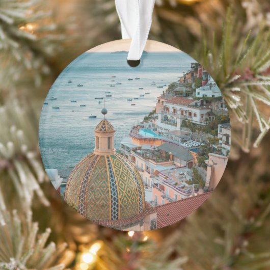 Küstenlinie | Positano, Amalfi Coast, Italien Ornament (Baum)
