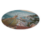 Küstenlinie | Positano, Amalfi Coast, Italien Schneidebrett (Ecke)