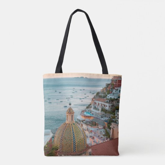 Küstenlinie | Positano, Amalfi Coast, Italien Tasche (Rückseite)