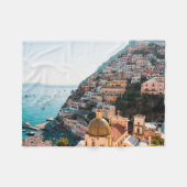 Küstenlinie | Positano Italien, Cliffside Village Fleecedecke (Vorderseite (Horizontal))