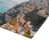 Küstenlinie | Positano Italien, Cliffside Village Schneidebrett (Ecke)