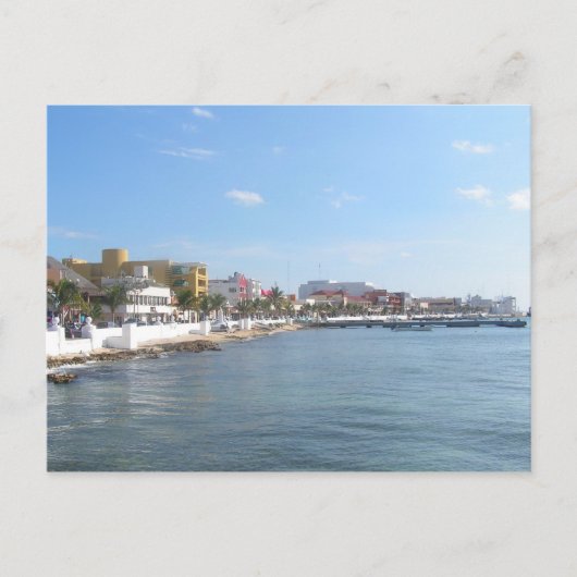 Küstenlinie Postkarte (Vorderseite)