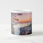 Küstenlinie | Ravens Nest Acadia Nationalpark Main Jumbo-Tasse (Vorderseite)