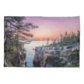 Küstenlinie | Ravens Nest Acadia Nationalpark Main Kissenbezug (Rückseite)