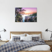 Küstenlinie | Ravens Nest Acadia Nationalpark Main Leinwanddruck (Insitu (Schlafzimmer))