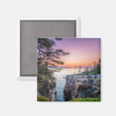 Küstenlinie | Ravens Nest Acadia Nationalpark Main Magnet (Vorderseite/Rückseite)