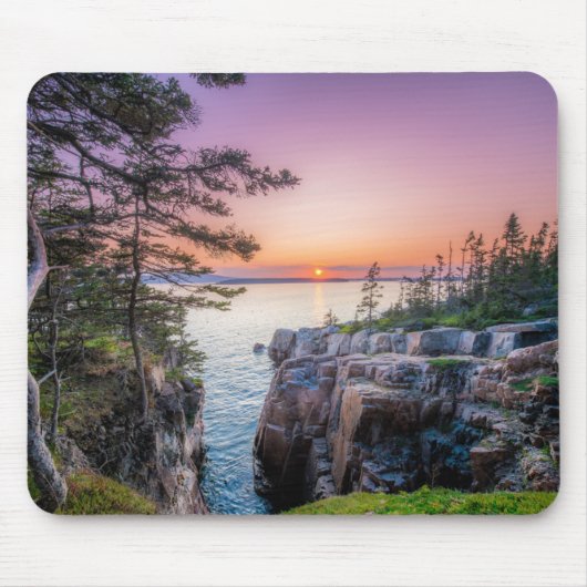 Küstenlinie | Ravens Nest Acadia Nationalpark Main Mousepad (Vorne)