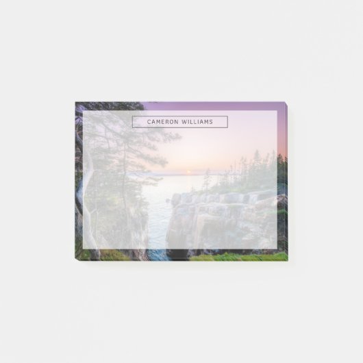 Küstenlinie | Ravens Nest Acadia Nationalpark Main Post-it Klebezettel (Vorderseite)