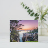 Küstenlinie | Ravens Nest Acadia Nationalpark Main Postkarte (Stehend Vorderseite)