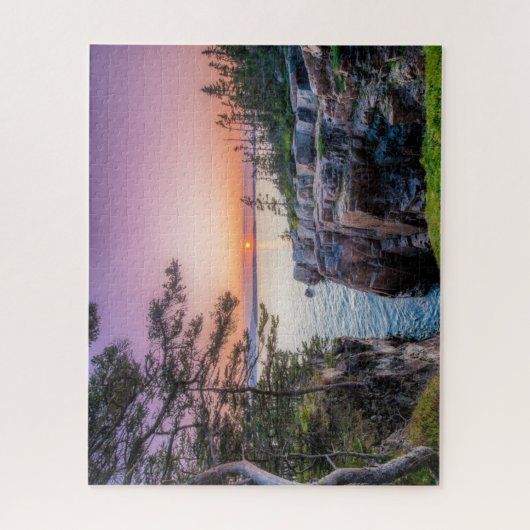 Küstenlinie | Ravens Nest Acadia Nationalpark Main Puzzle (Vertikal)