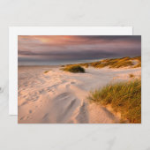 Küstenlinie | Saltum Beach, Dänemark Dankeskarte (Vorne/Hinten)