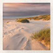Küstenlinie | Saltum Beach, Dänemark Glasuntersetzer (Vorderseite)