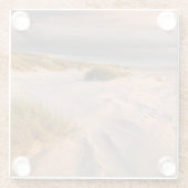 Küstenlinie | Saltum Beach, Dänemark Glasuntersetzer (Rückseite)