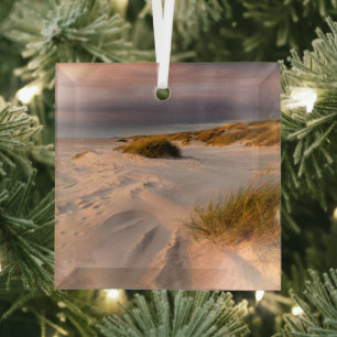 Küstenlinie Saltum Beach, Dänemark Ornament Aus Glas